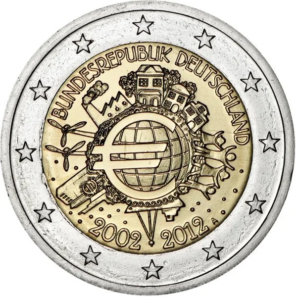 10 Jahre Euro-Bargeld