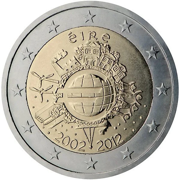 Irland 10 Jahre Euro-Bargeld