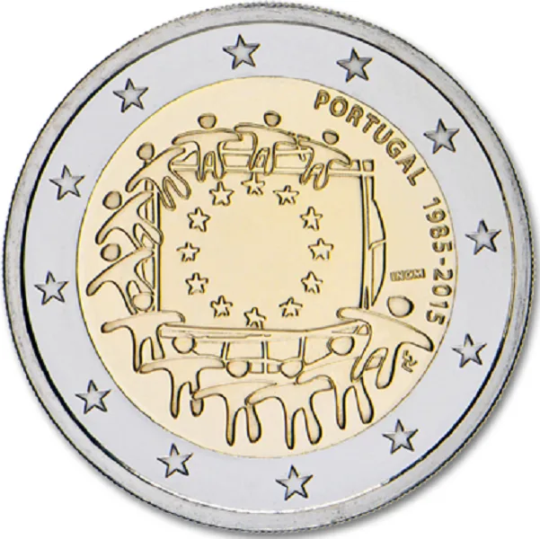 Portugal 30 Jahre Europaflagge