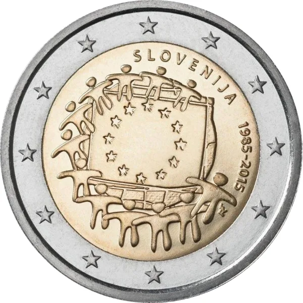 Slowenien 30 Jahre Europaflagge