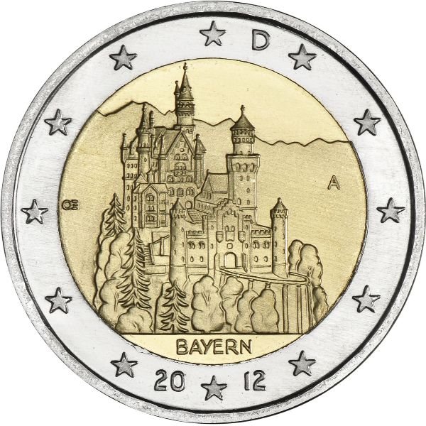 2 € Deutschland 2012 F Bayern