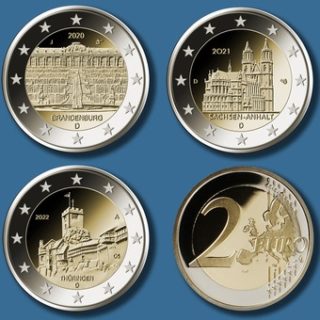 2 Euro Münzen 2021 2 Euro Münzen 2021